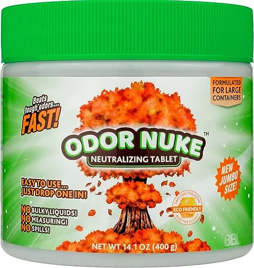 Odor Nuke Human Urine Odor Neutralizer Tablets