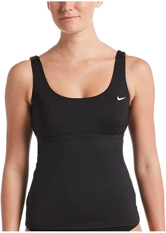 Nike Women's Essential Scoop Neck Tankini Top