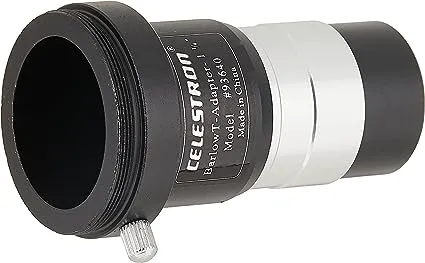 Celestron 1.25" Universal T-Adapter with 2x Barlow # 93640