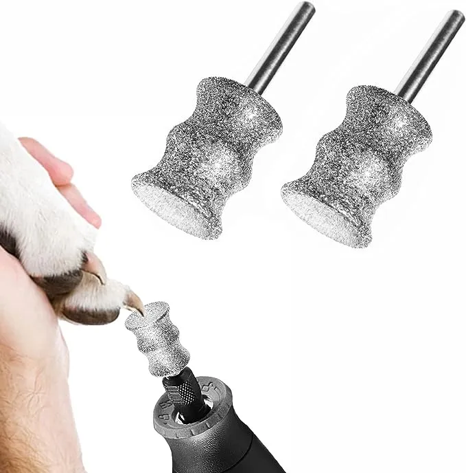 Dog Nail Trimmer Tools for Dremel - Paws Grooming & Smoothing for Medium Large Dogs - 1/8" Dog Nail Grinder Attachment (2XL)