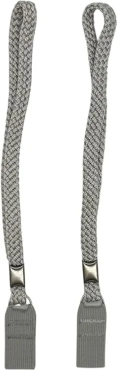 Classy Canes Light Grey Wrist Straps - Pair