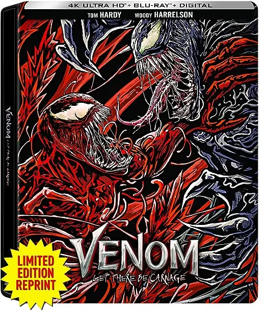 Venom: Let There Be Carnage (Limited Edition Steelbook) [4K UHD + Blu-ray + Digital]