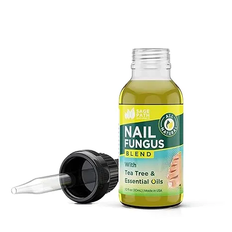 Toenail Fungus Treatment: Premium Tea Tree & Essential Oil Blend - USA Clean Ingredients - No Fillers - No Harsh Chemicals - Max Strength Formula for