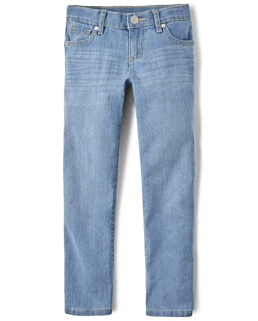 The Children's Place Girls' Basic Bootcut Jeans