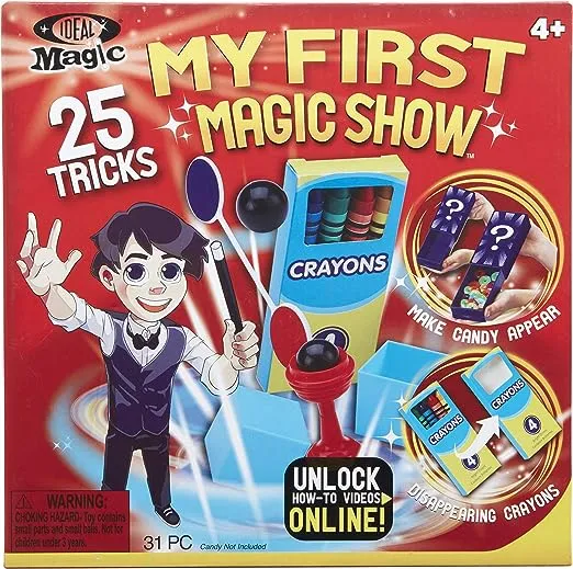 Alex Toys: Ideal Magic, My First Magic Show, Learn 25 Easy Tricks with Props, Great for Children Eager to Learn the Art of Magic, For Ages 4 and up