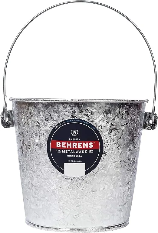 Behrens 1214GS Galvanized Steel Utility Pail, 14-Quart