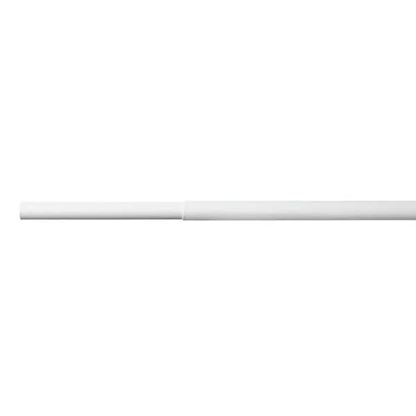 2 ft. - 4 ft. White Adjustable Closet Rod