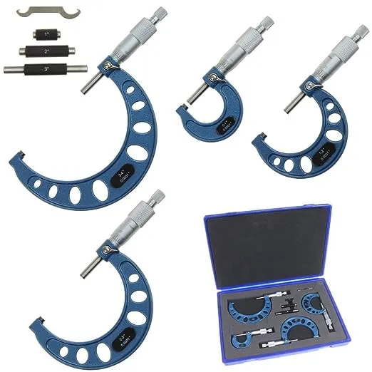 Anytime Tools Premium Outside Micrometer Set