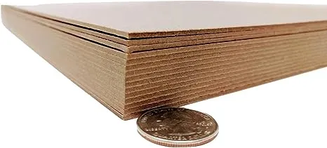 8.5 x 11 Inches 70 Point Kraft Heavy Duty Chipboard Sheets Binders Board - 15 Per Pack