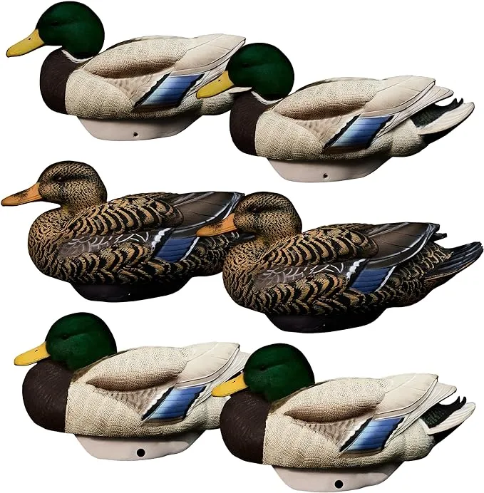 Heyday HydroFoam Flocked Mallard 6-Pack