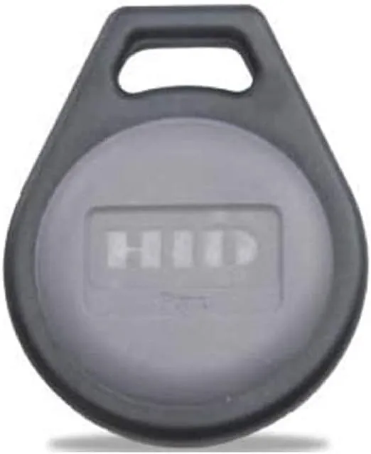 HID Corporation 1346 ProxKey III Key Fob Proximity Access Card Keyfob, 1-1/4" Length x 1-1/2" Height x 15/64" Thick (Pack of 60)