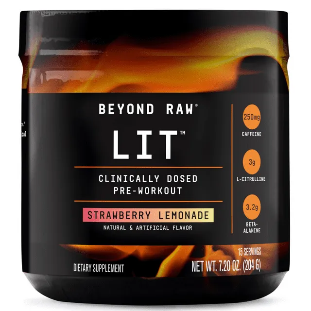 Beyond Raw LIT Pre-Workout Powder