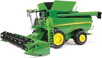 John Deere 1:16 S690 Combine with Corn and Draper Head