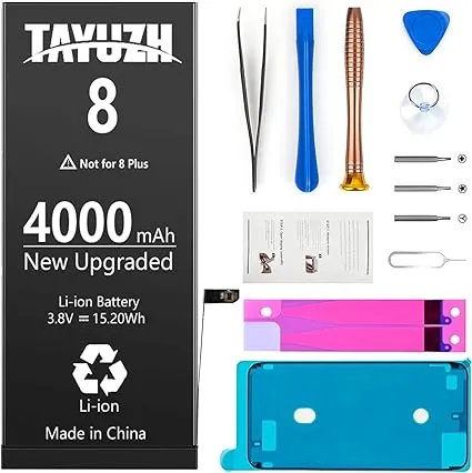 4000mAh Battery for iPhone 8 High Capacity Li Polymer Battery Replacement