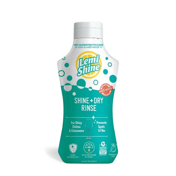 Lemi Shine Liquid Rinse Agent, Lemon Scent, 8.45 Ounce