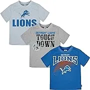 NFL 3-Pack Infant & Toddler Boys Lions Short Sleeve Tees - 18mo