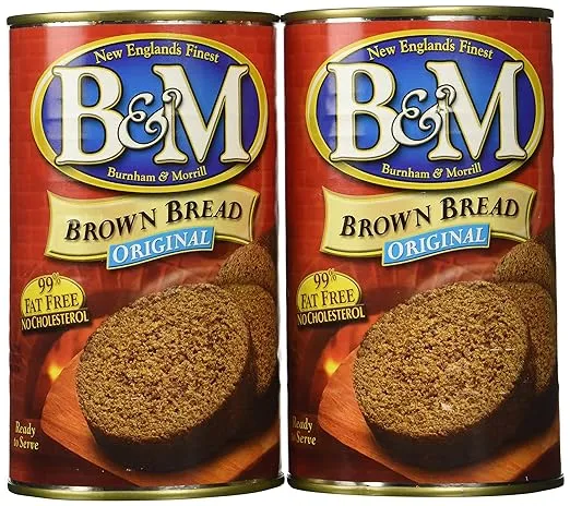 B & M Bread Brown Plain Pack of 2, Net WT 16 0z (1 LB) 453g