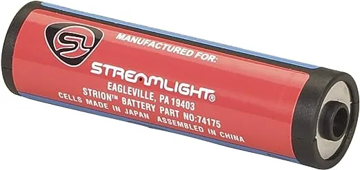 Streamlight 74175 Battery Lithium for Strion Made By Streamlight