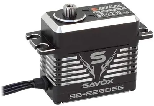 Savöx Savox Servos Sb2290Sg Monster Torque Brushless Servo, Black Edition .13Sec/ 694.4oz @ 7.4V, Brown/A