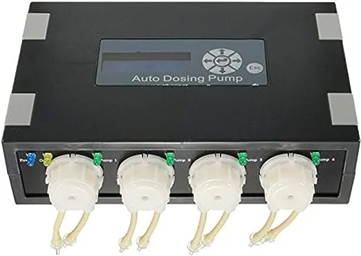 Jebao Programmable Auto Dosing Pump DP-4, Black
