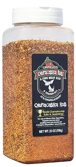 2 Gringos Chupacabra Original Fine Meat Rub, 25 Ounces