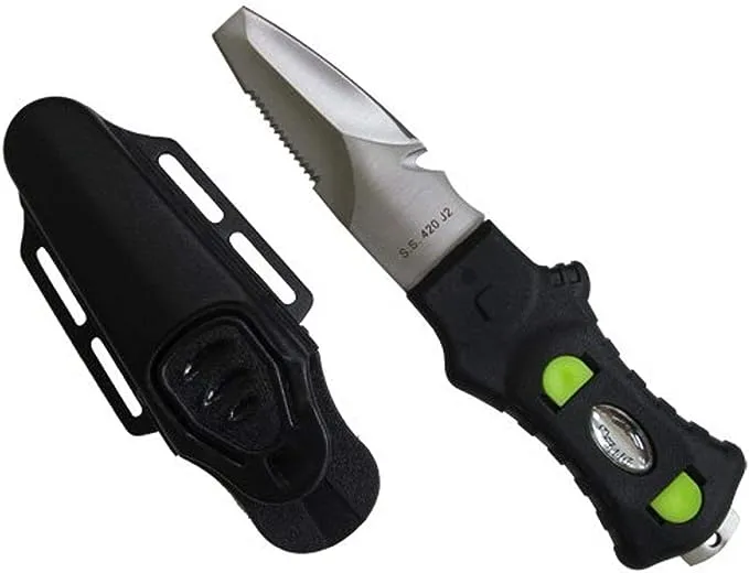 Scuba Choice Scuba Diving Compact Blunt Tip BCD Knife