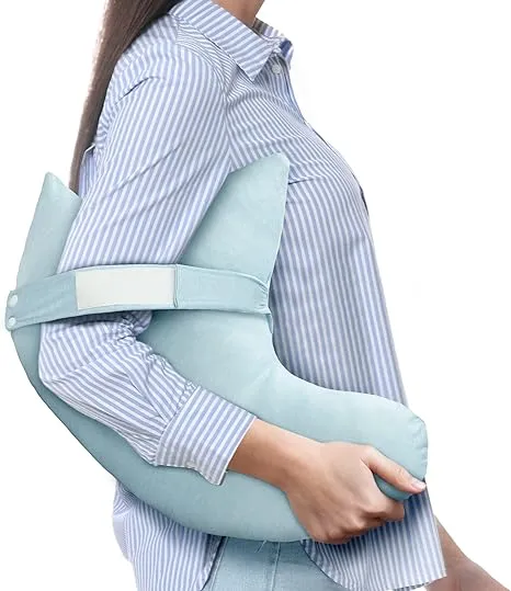 Allersoft| American Company Warranted Post Shoulder Surgery Pillow, Rotator Cuff Pillow. Relief from Shoulder Pain or Frozen Shoulder. Cooling Fabric Reduces Sweating