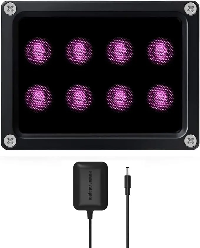 Tendelux 120ft IR Illuminator | BI8 Compact and Powerful 90� Infrared Light for