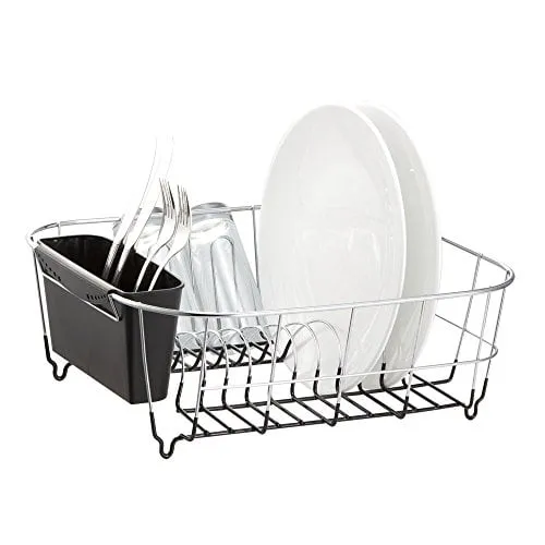 Neat-O Deluxe Chrome-Plated Steel Small Dish Drainers (Black)