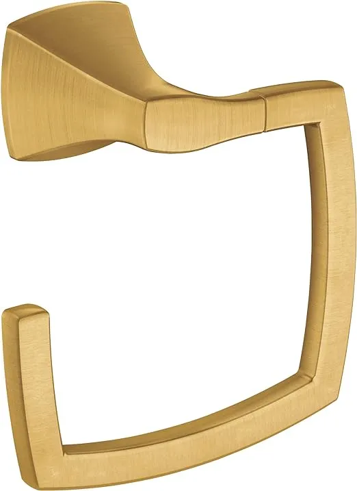 Moen YB5186BG Voss Brushed Gold Towel Ring