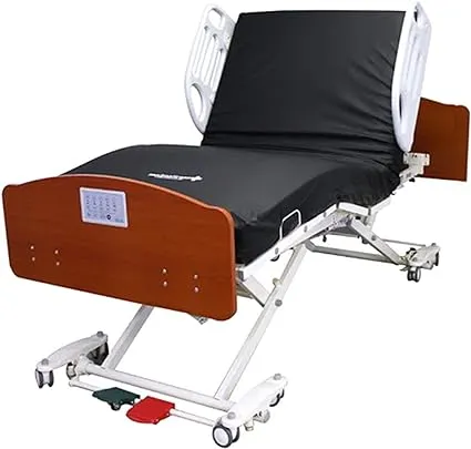 DiaMedical USA HomeCare Hospital Beds Lynacare HC107 Hi-Low Hospital Bed Set