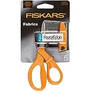 Fiskars Crafts 8150 RazorEdge Fabric Shears, 5-Inch