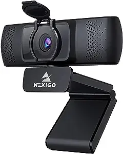 NexiGo N930P (Gen 2) 1080P Autofocus Webcam with Software, Microphone & Privacy Cover, HD USB Web Camera, for Zoom YouTube Skype FaceTime, PC Mac Laptop Desktop