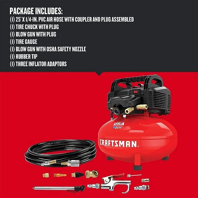 Craftsman 6 Gallon Pancake Air Compressor CMEC6150K