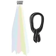 Black Scarf Clip Hangers for Retail, Economic Plastic Fine Garment Pinch Hooks, 100 PackBlack Scarf Clip Hangers for Retail, Economic Plastic Fine…