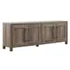 Henn&Hart Rectangular TV Stand for TV's up to 80" in Gray Oak, TV Stands for the Living Room