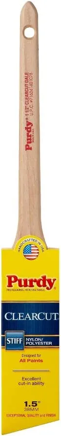 Clearcut Series Dale Angular Trim Paint Brush, 1-1/2 Inch, Natural