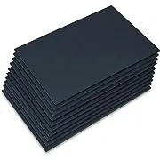 Union Premium Foam Board Black/White 30 x 40 x 3/16&#034; 10-Pack : Matte Finish H...