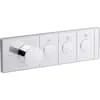 Kohler K-26347-9 Anthem Three-Outlet Thermostatic Valve Control Panel Polished Chrome