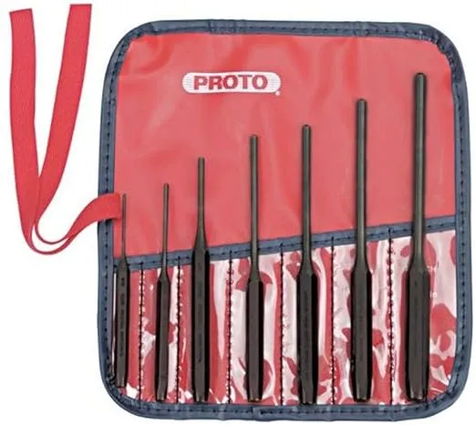 Stanley Proto J49007S2 Roll Pin Punch Set, 7PC
