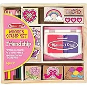 Melissa & Doug Friendship Wooden Stamp Set