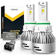 LASFIT 5202 PSX24W LED Fog Light Switchback Dual-Color Bulbs 60W 6000k/3000k