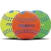 Franklin Sports - Pro Brite - Neon Rubber Teeball - MLB - Youth Tball - Baseball + Softball - Indoor & Outdoor Use