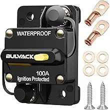 BULVACK 100 Amp Circuit Breaker with Manual Reset Car Marine Trolling Motors ...