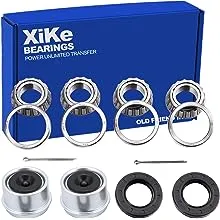 XiKe 2 Set Fits for 25mm Axles Trailer Wheel Hub Bearings Kit 30205 Bearings and Seal TC 30x52x10mm Rotary Quiet High Speed and Durable Include