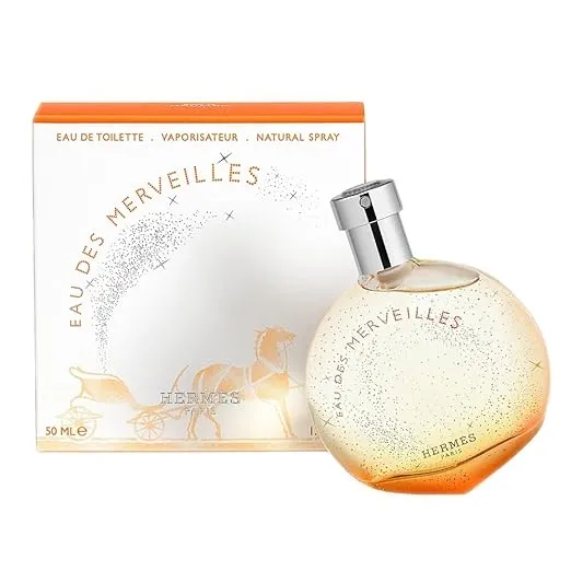 Hermes Eau De Merveilles Eau de Toilette for Women, 1.7 Ounce
