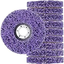 Mornajina 10 Packs 4-1/2" x 7/8" Strip Discs Paint Stripping Disc for Angle Grinders, Paint Remover for Metal Wood, Paint Stripper, Remove Scaling and Oxidation(Assorted Color)