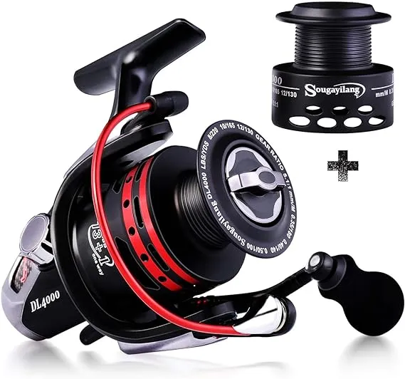 Sougayilang Fishing Reels Powerful 13+1Bb Spinning Reels Ultra Smooth Reel for ...