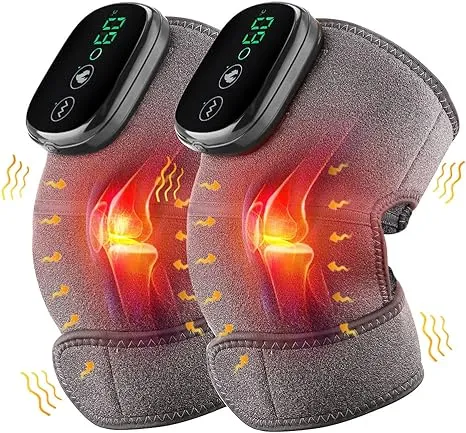 ONIYEA Knee Massager, Heated Knee Braces with Vibration, 3 Modes and 3 Intensities