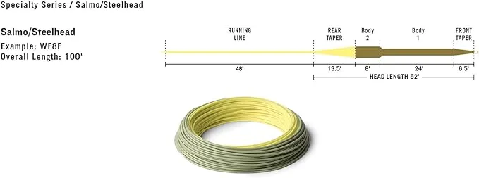 RIo Products In Touch Salmo/Steelhea<wbr/>d Freshwater Fly Line WF9F